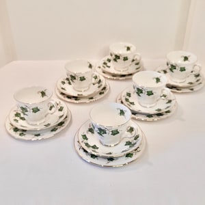 Colclough Ivy leaf teaset/ Ivy leaf tea set / Christmas tea sets / Afternoon tea ideas / Colclough bone china / Christmas tea / Ivy leaf
