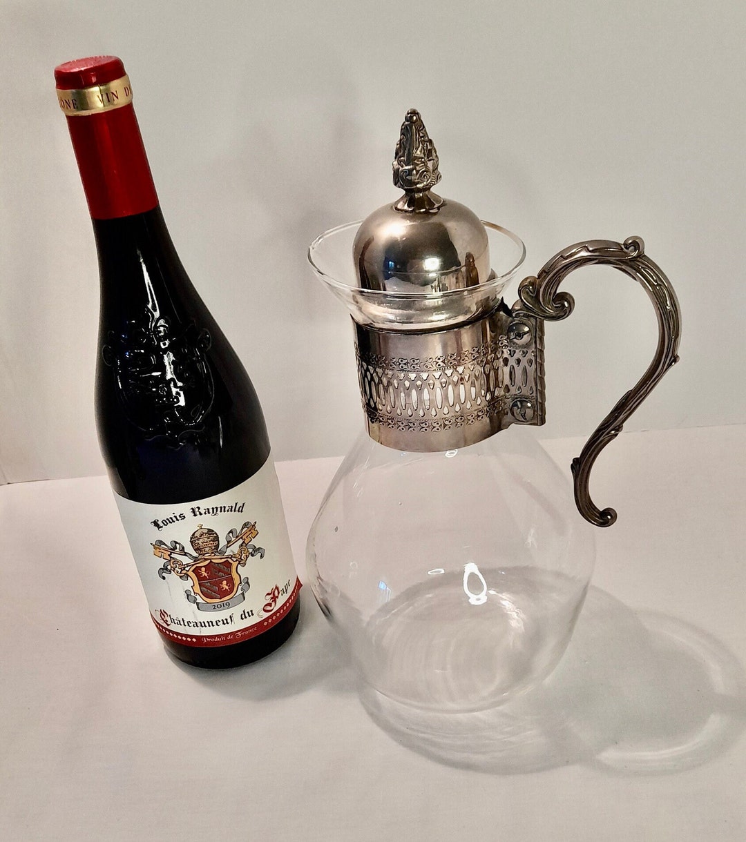 Wine Carafe / Vintage Wine Carafe / 1950s Carafe / Wine Carafes / 1950s