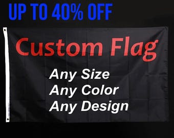 Custom Flag Printing Any Size | Bulk Order Business Sports Logo Banners Tapestry