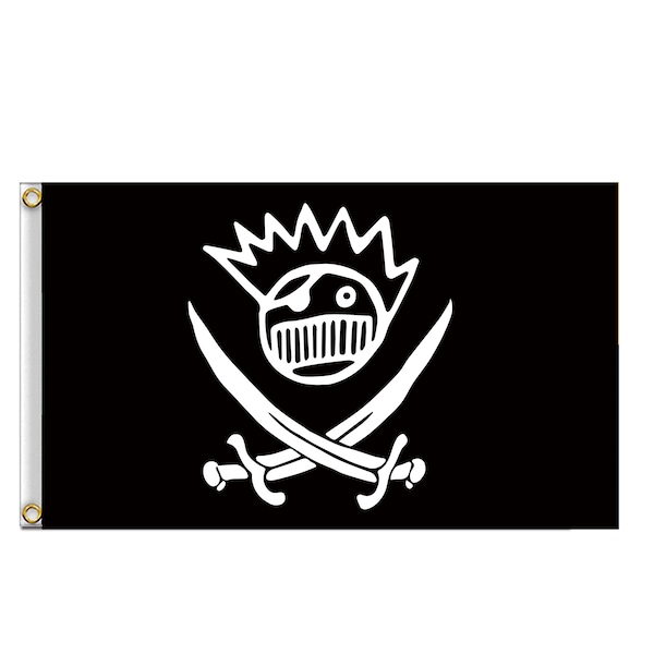 Ween Pirate banner custom any size Gadsden Flag 100D polyester tapestry funny flag wall decoration boognish pirate flag