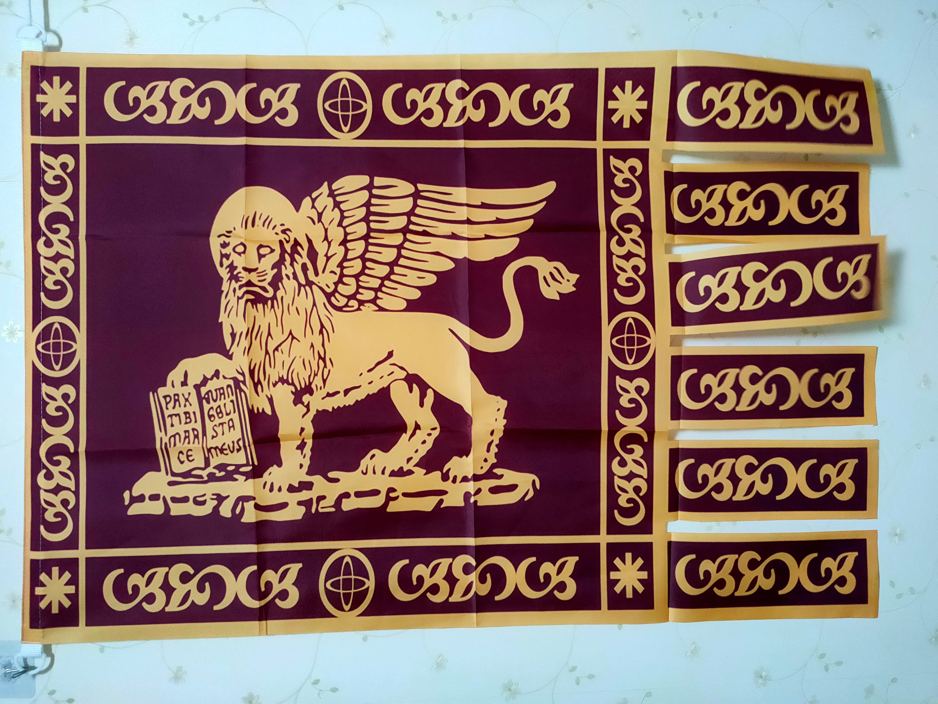 Italy Republic of Venice city Flag Banner of Standard of St. Etsy