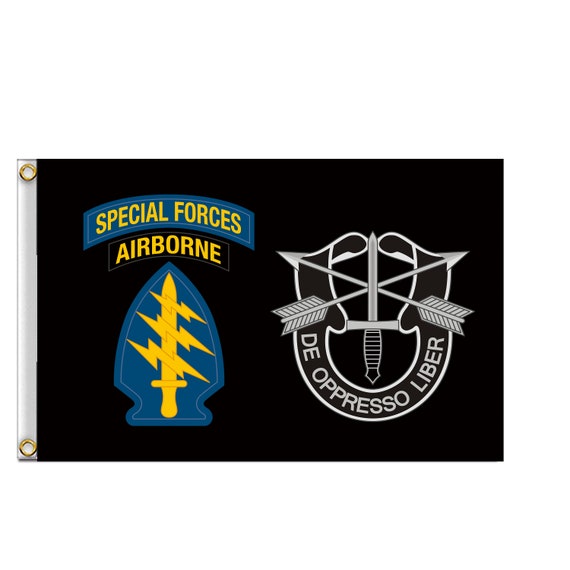 US Army Special Forces Flag Special Forces Badge 5th Group Etsy