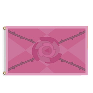 Steven Universe - Rose Quartz Battle Flag banner any size tapestry wall decoration