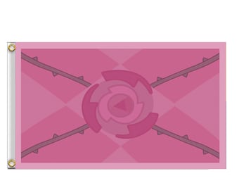 Steven Universe - Rose Quartz Battle Flag banner any size tapestry wall decoration