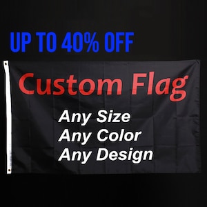 Custom Vlag Afdrukken Elke Grootte 3 x 5 Ft Aangepaste Vlaggen Banner Custom Vlag 3x5 Enkel-/Dubbelzijdig Sportwagen Bedrijfslogo, Gratis Verzending