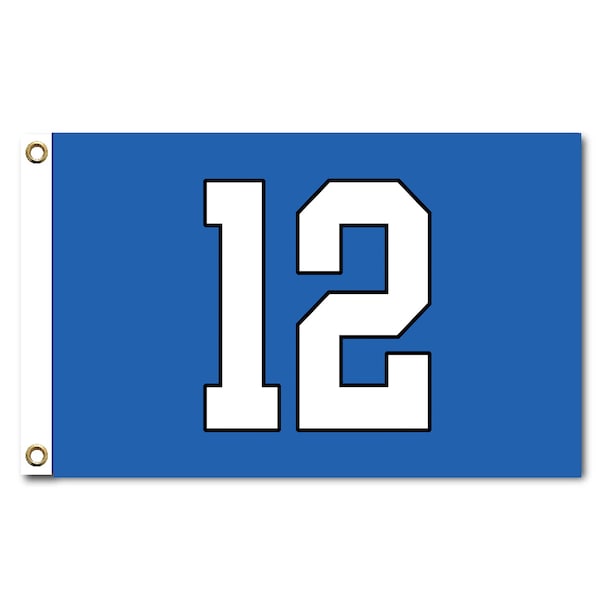 12th man Flag any size Banner 100D Polyester Decoration tapestry