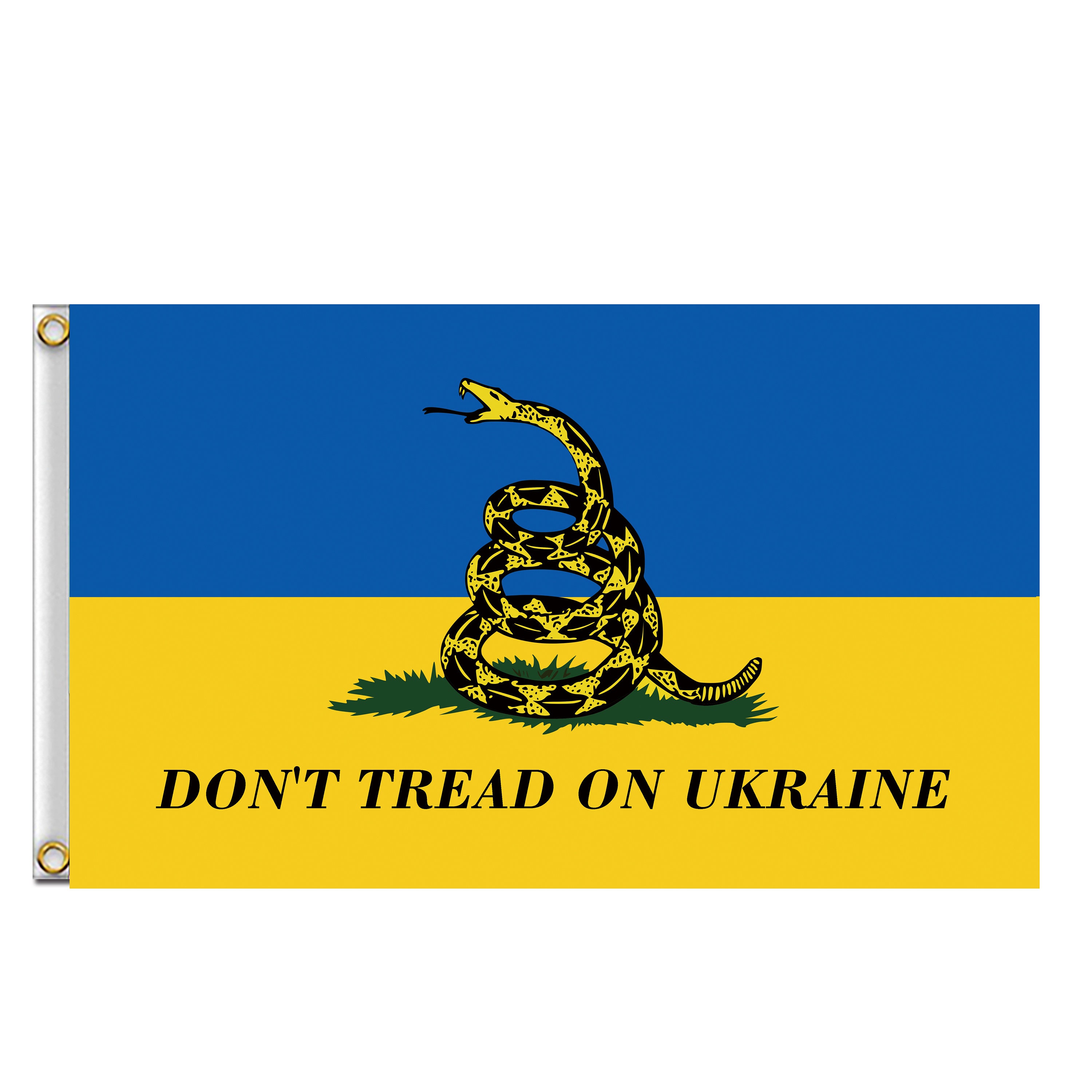 thumbnail image 2 of Double Sided Ukraine Flag 3x5 Ft,Canvas Header And Double Stitched 2 of 12