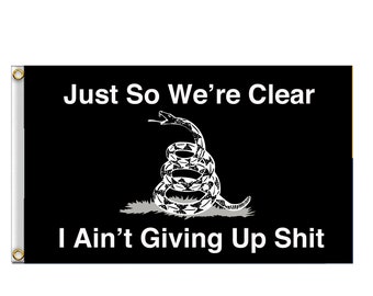 Gadsden Flag: Don't Tread On Me Snake, Liberty Or Death
