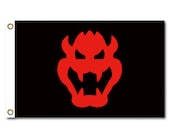 Bowser Emblem Flag indoor and outdoor Wall Decoration tapestry Jolly Roger banner