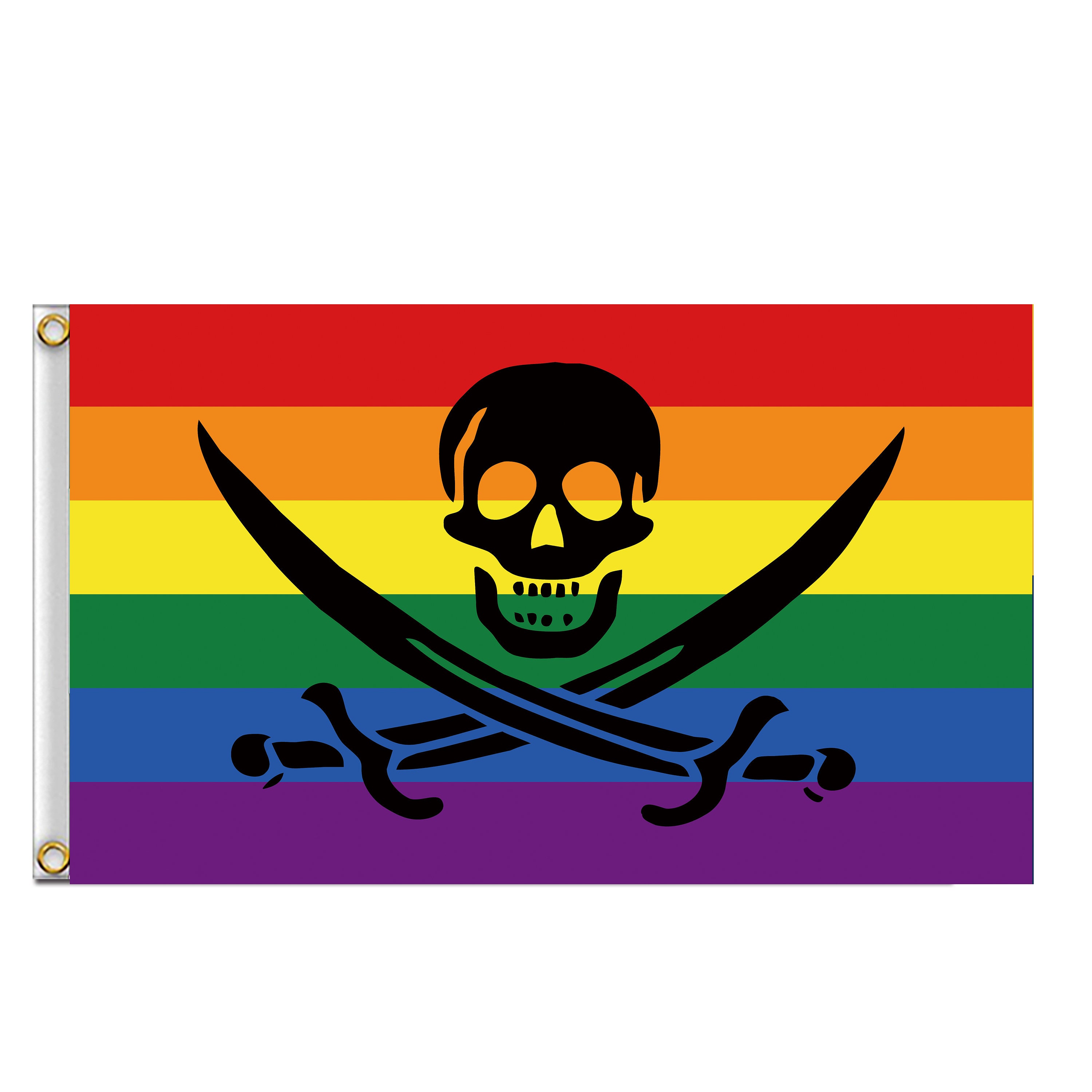 Drapeau Pirate LGBT - Pavillon Noir Original