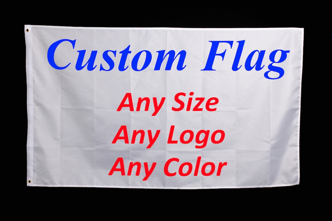 Custom flag printing any size 3x5 ft customized flags banner etsy