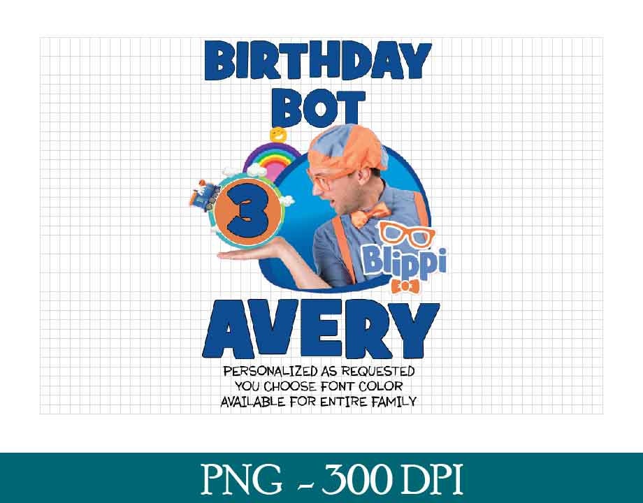 Blippi Birthday Printables