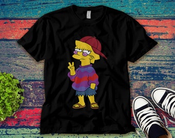 pink lisa simpson hoodie
