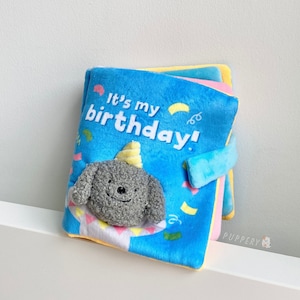 Birthday Snuffle Toy Book — Interactive Puzzle Snuffle Mat, Treat Dispensing Dog Toy