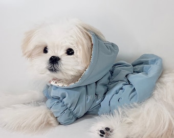 Pastel Coat | Dog Warm Winter Jacket, Dog Thick Coat, Warm Dog Hoodie