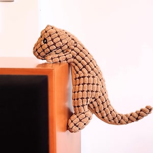 Dinosaure Squeaky Dog Toy ||  Jouets farcis avec squeaker, chew résistant animal de compagnie Chewing accessoire, Bunny, Monkey, Sheep Peluches pour chiens
