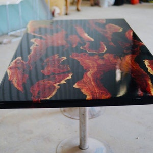 Schwarzer Epoxy Tisch | Etsy