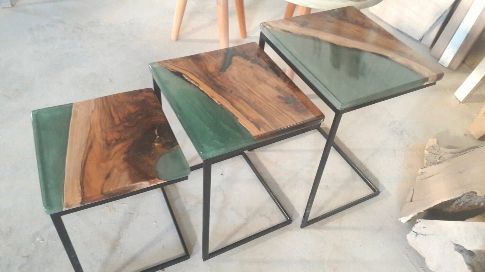 Triple coffee tables Etsy