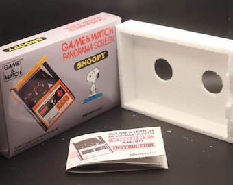 スヌーピー パノラマスクリーン SM-91 ゲーム＆ウォッチ ボックスと