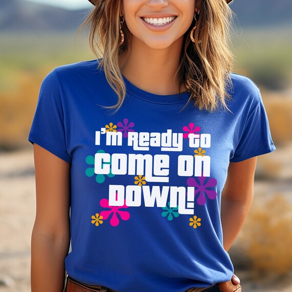 Pick Me Colorful T-Shirt Come On Down Game Pick Me Colorful T-Shirt Come On Down Game