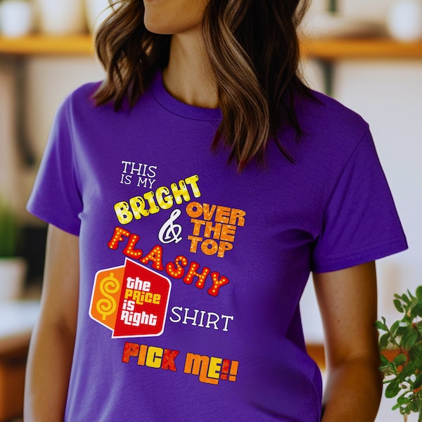 The Price is Right Shirt Pick Me Game Show Shirt, Come On Down, Drew Carey, Price is Right Live Contestant, Bob Barker, Retro TV Show Shirt