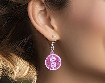 Price is Right Earrings for Plinko Fan, Pair with TPIR shirt, Game Show Dangle Earrings, Come On Down, Drew Carey, Price is Right Contestant