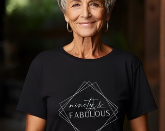 90th Birthday Shirt for Women, 90th Birthday Outfit, 90th Birthday Decorations, 90th Birthday Gift for Her