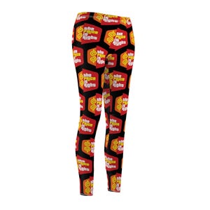 Price is Right Leggings, Pair with Price is Right Shirt, Game Show Apparel, Drew Carey, Bob Barker, High Waisted Elastic Slim Fit Leggings image 5