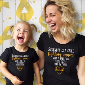 Stronger than Cancer, Childhood Cancer, Cancer Patient Gift, Cancer Survivor Gift, Cancer Warrior Shirt