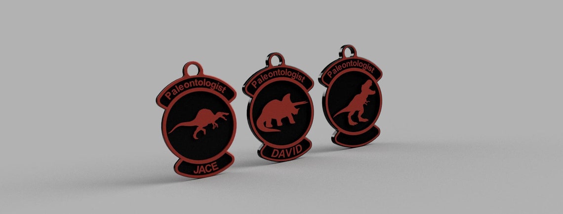 Kids Custom Paleontologist Badge With Breakaway Lanyard - Etsy