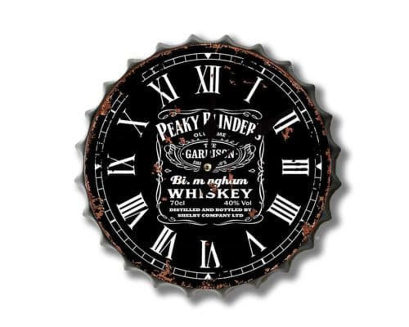 Retro Bottle Top Clocks 30 Cms Loads of Designs Distressed Etsy UK