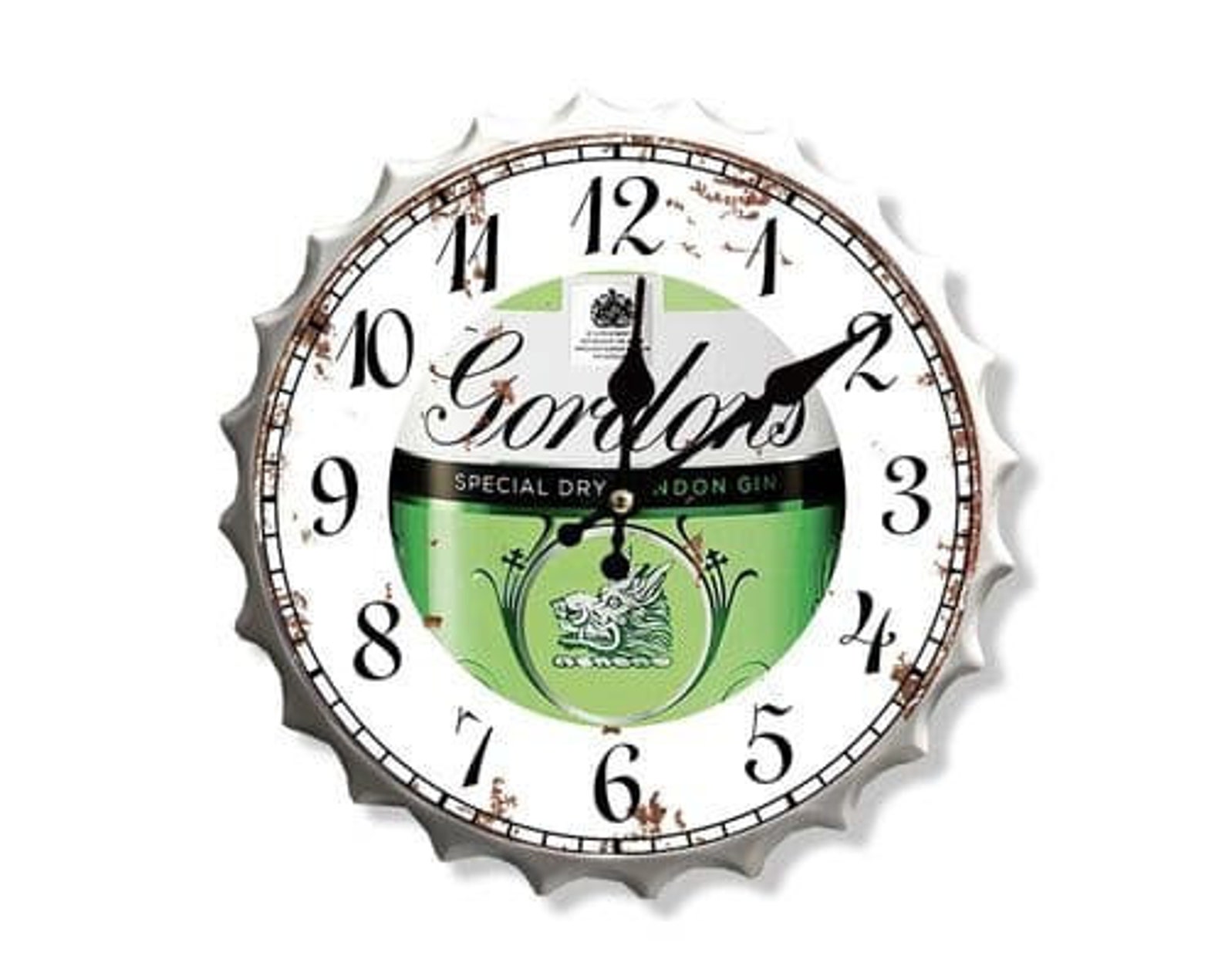 Retro Bottle Top Clocks 30 Cms Loads of Designs Distressed Etsy UK