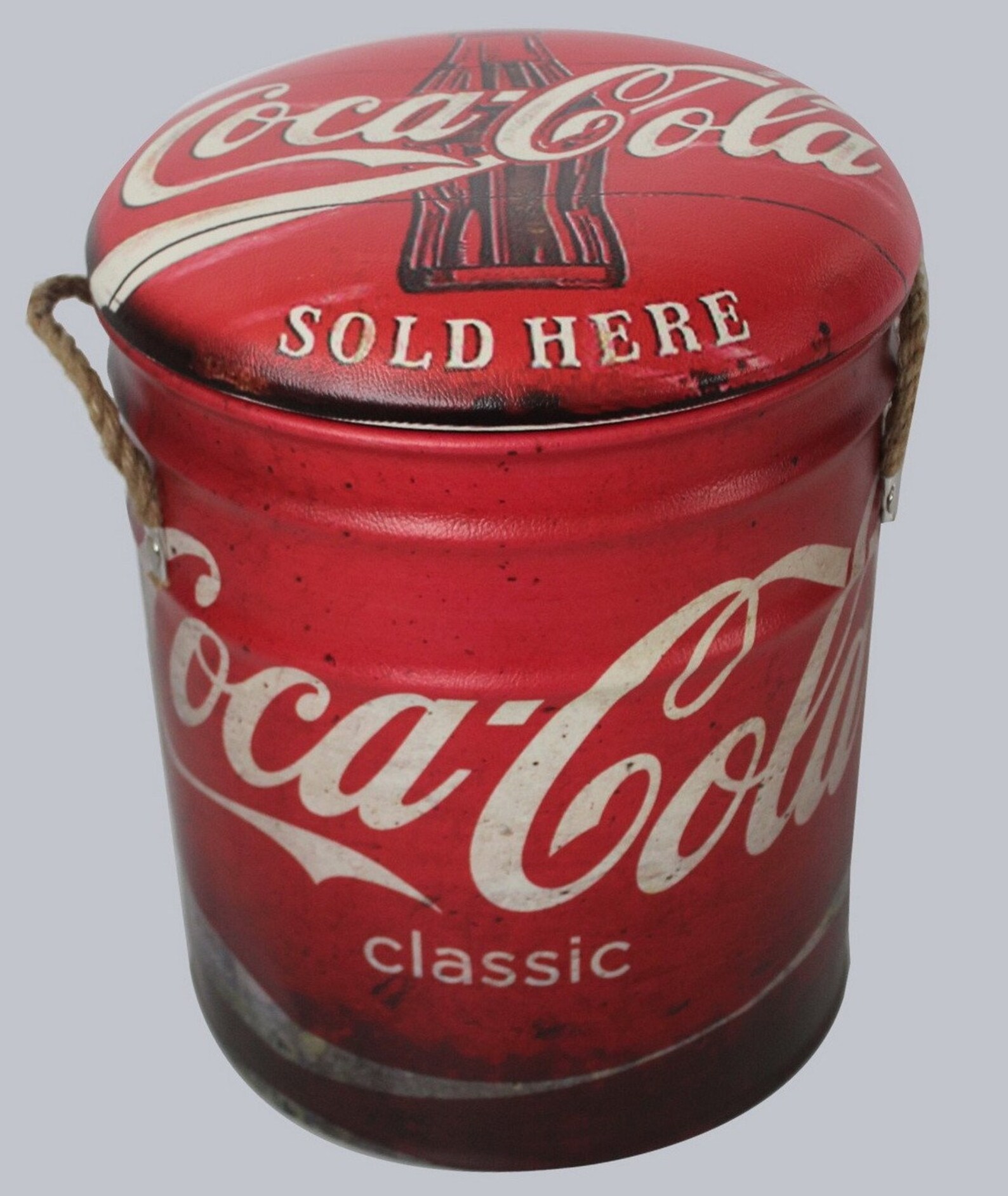 Retro Oil Drum Storage Seat Loads of designs padded seat Etsy