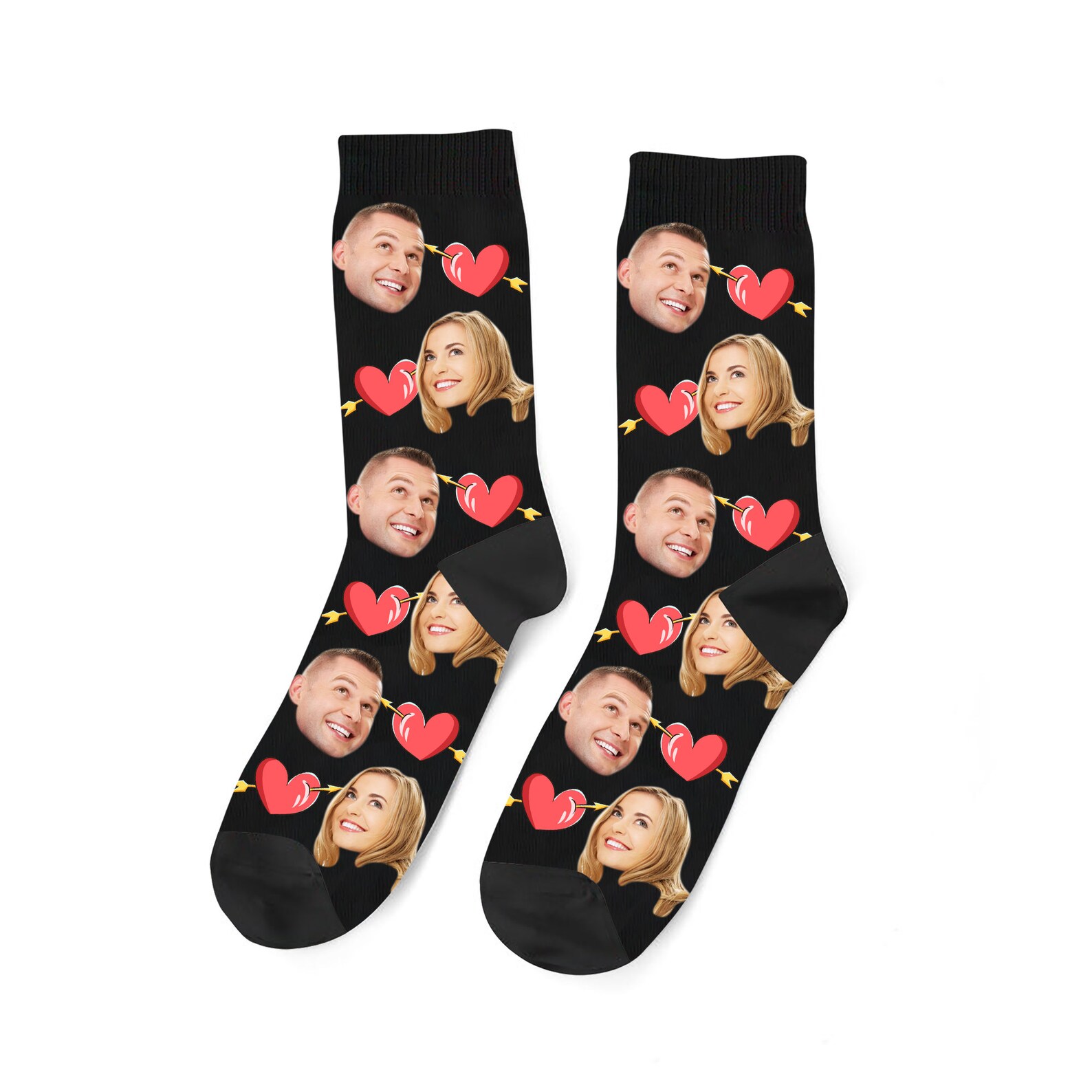 Custom Novelty Divvy Up custom Socks Funny Print Couples Dog Etsy