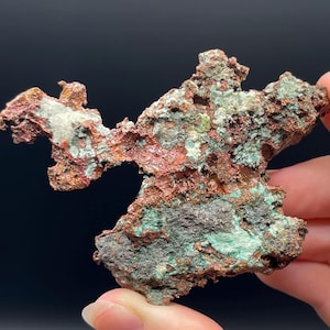 Inheems koperspecimen uit Houghton Co, Michigan (122 g), natuurlijk koper, mineralen, verzamelspecimen, kristallen, rotsen
