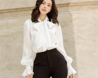 Bell Sleeve Blouse - Etsy Australia