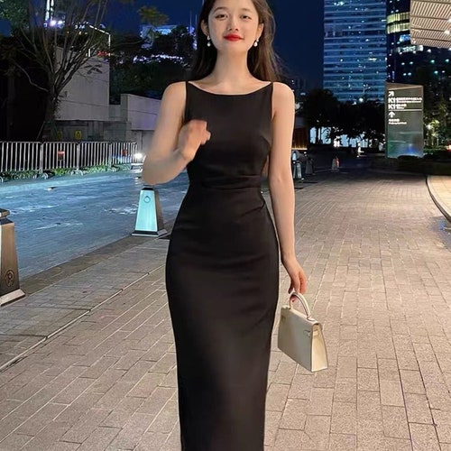 silk bodycon maxi dress