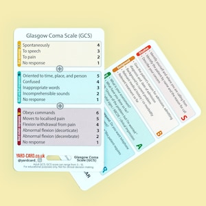 YardCard Bundle Reference Cards for Student Nurses, Medical Students, PA, Paramedic Students image 5