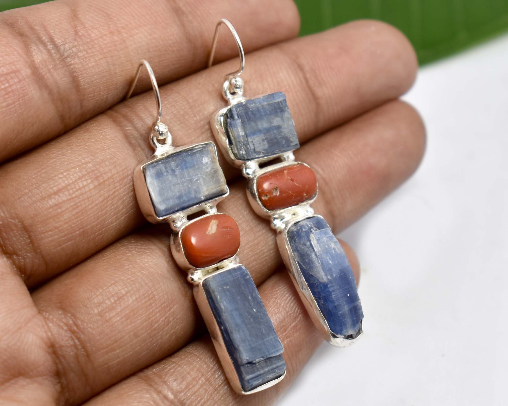 Lucea New York Coral and Blue Sapphire Circle Earring For Sale at 1stDibs coral color earrings blue coral earrings coral sapphire #37 Lucea New York Coral and Blue Sapphire Circle Earring For Sale at 1stDibs coral color earrings blue coral earrings coral sapphire