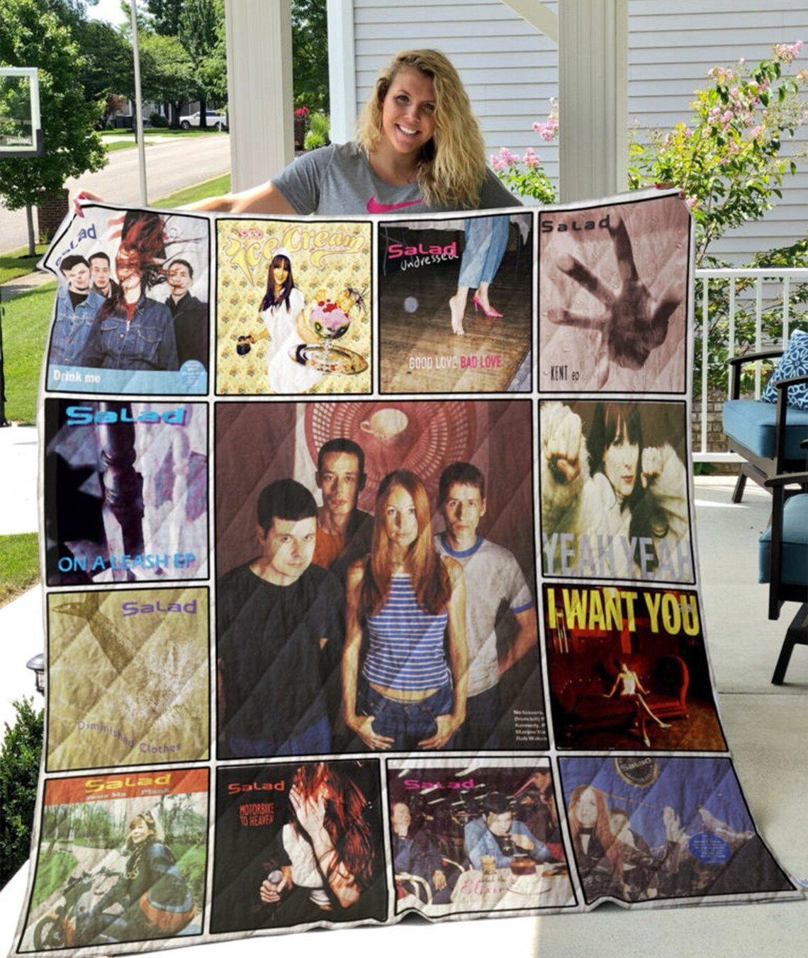 Salad Rock Band Albums Quilt BlanketGift For Salad Band Etsy
