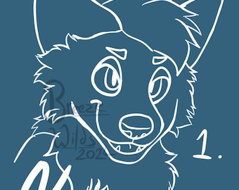 Insignia de Convención Furry Fursona YCH