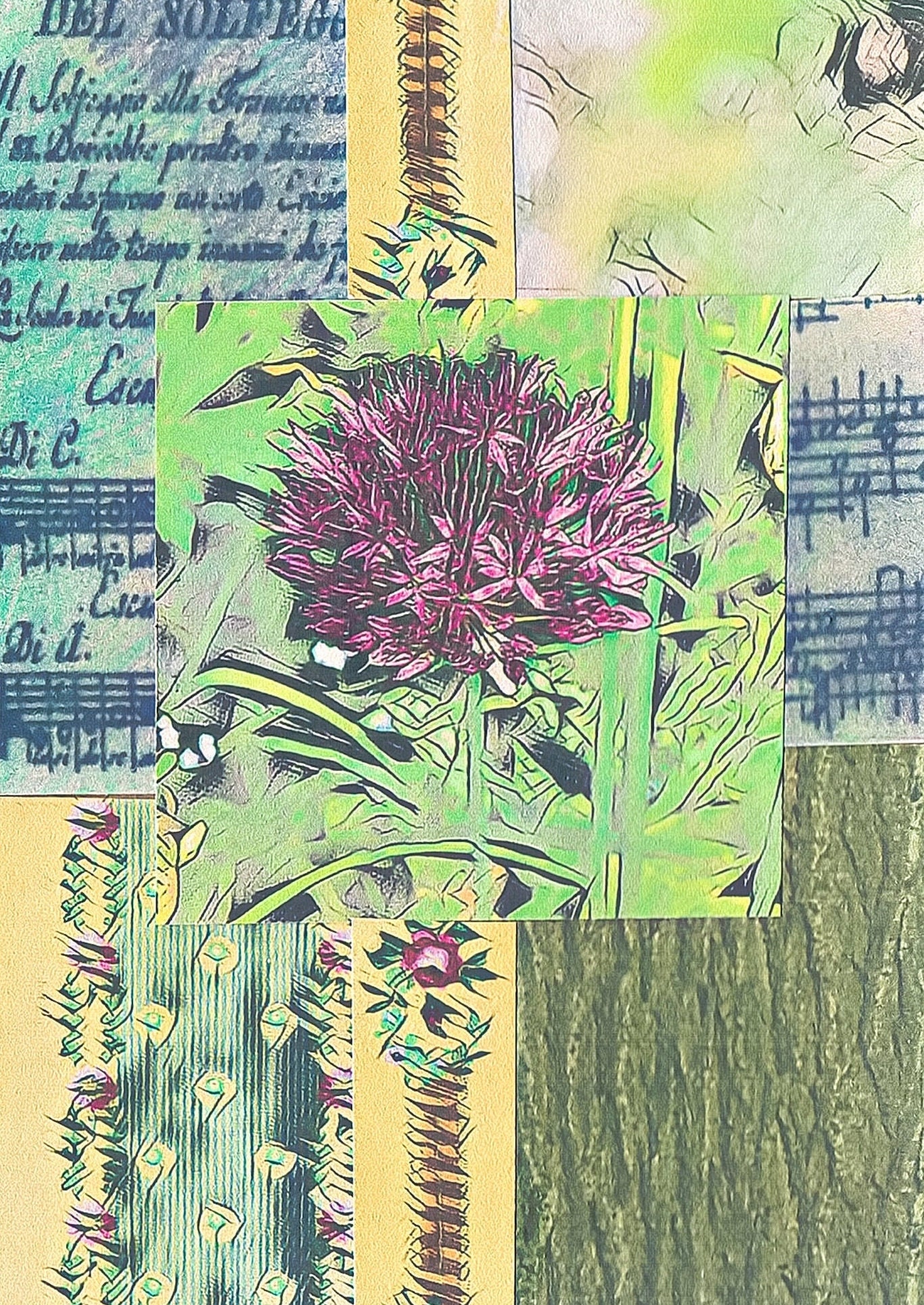Photo inspiration: Handmade Cards Sustainable Collage Art Greeting Cards By Photo Inspiration