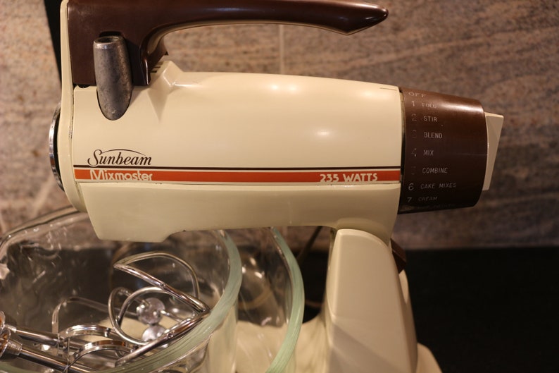 Vintage Sunbeam Mixmaster Model 17a Stand Mixer Etsy
