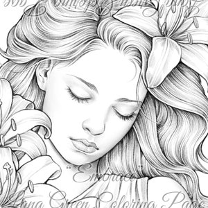 Embrace Coloring Page for Adults Grayscale Coloring Page Instant ...