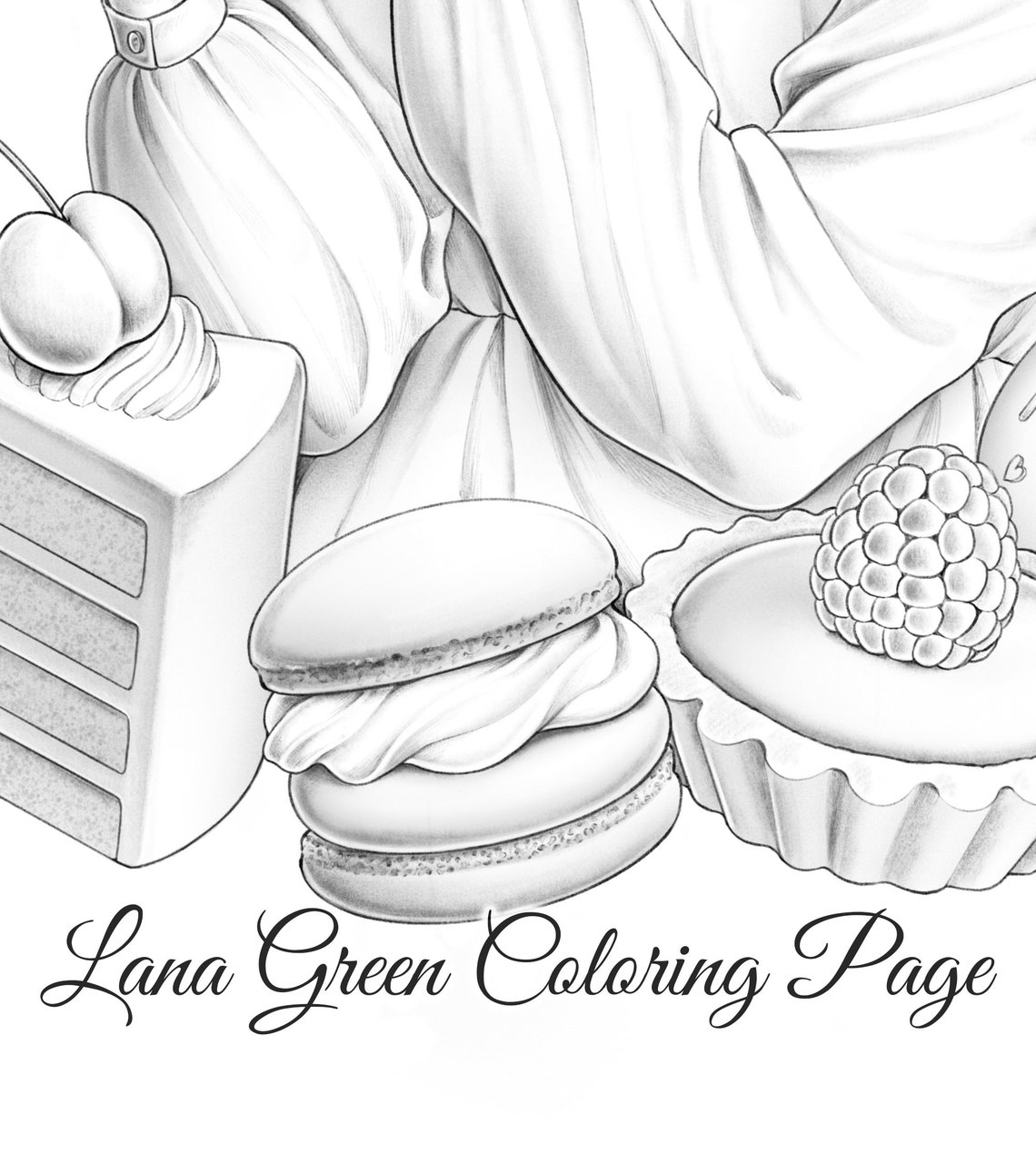 Sweet Tooth Coloring Page for Adults Grayscale Coloring - Etsy