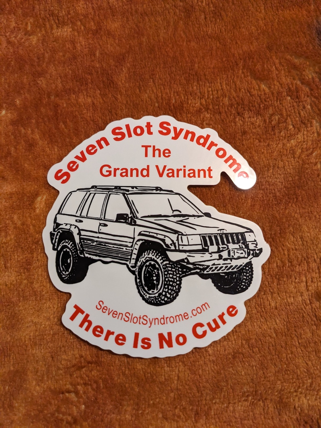 ZJ Variant, Cherokee, Seven Slot Syndrome Sticker. Free Shipping. - Etsy