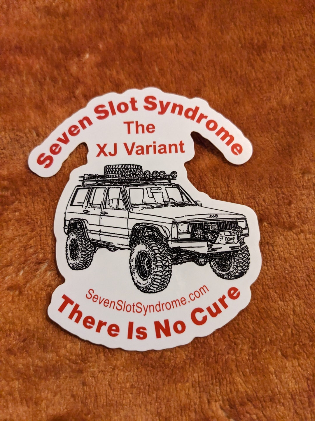 XJ Variant, Jeep Cherokee, Seven Slot Syndrome Sticker. Free Shipping ...