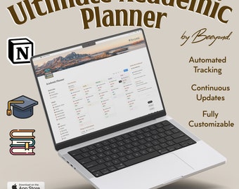 Notion Template Student Planner, Academic Planner, School Planner, ADHD Assignment Tracker, College Planner, Essay Planner