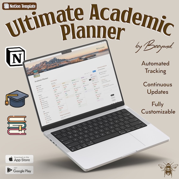 Notion Template Student Planner, Academic Planner, School Planner, ADHD Assignment Tracker, College Planner, Essay Planner