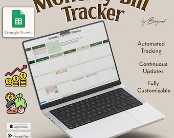 Bill Tracker, Monthly Bill tracker, Medical Bill Tracker, Bill Tracker Spreadsheet, Digital Bill Tracker, Simple Bill Tracker, Yearly Bill